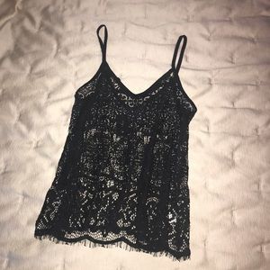 Express Black Lace Cami